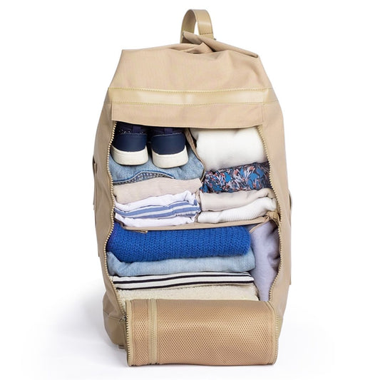 Weekend Bag, Kaos, Beige Vegan